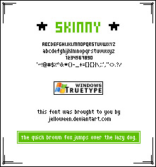 skinny-free-pixel-fonts