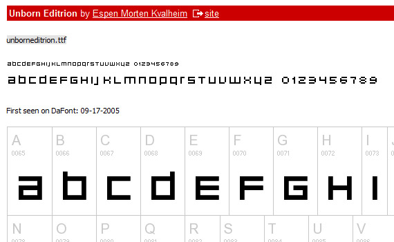 unborn-editrion-free-pixel-fonts