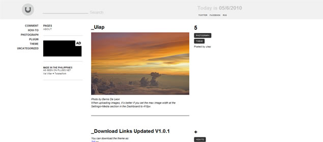 Ulap Theme - Minimal Wordpress Themes