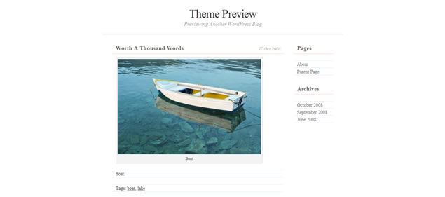 Dear Diary - Minimal Wordpress Themes