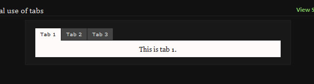 Tabs - idTabs