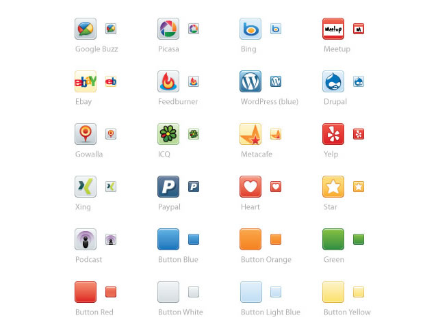 Social Media Icons (Updated)