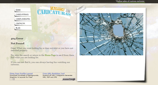 Fabrica De Caricaturas - 404 Error Page