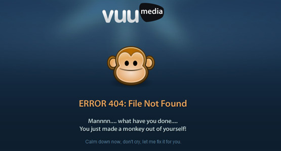 Vuu Media - Error 404 Page