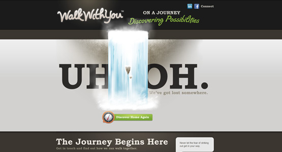 Walk With You - 404 Error Page