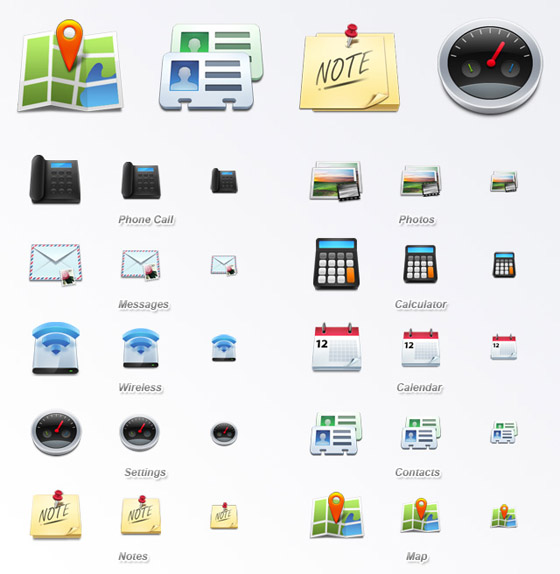 Mobile Icon Sets