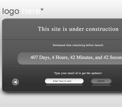 Site Under Construction Template