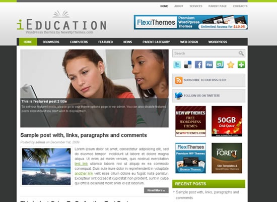 ieducation-beautiful-wordpress-themes-2010