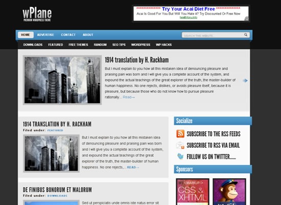 wplane-beautiful-wordpress-themes-2010