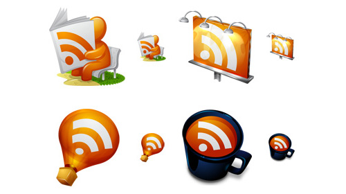 fresh, free and gorgeous rss/feed icons