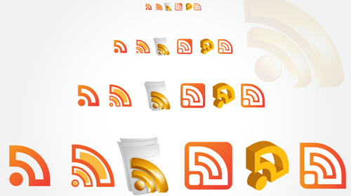 vector rss icons pack free download