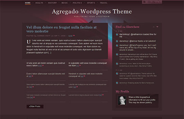 free psd wordpress themes