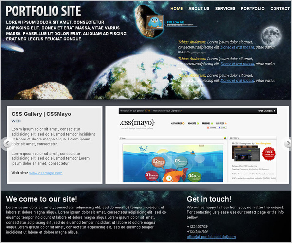 excellent High-quality Free Web Templates to download