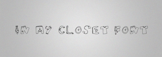 Closet-creative-decorative-free-font