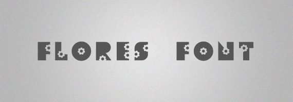 Flores-creative-decorative-free-font