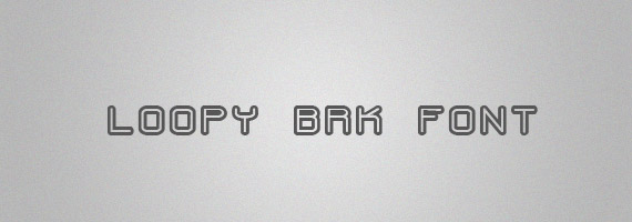 Loopy-brk-creative-decorative-free-font