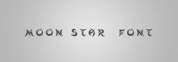 Moon-star-creative-decorative-free-font