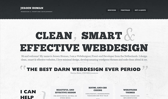 instantShift - Clean And Minimal Web Designs
