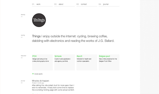 instantShift - Clean And Minimal Web Designs