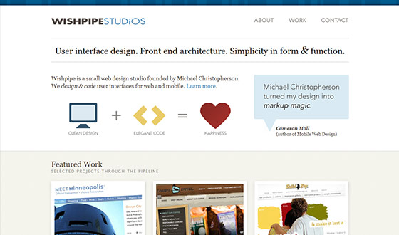 instantShift - Clean And Minimal Web Designs