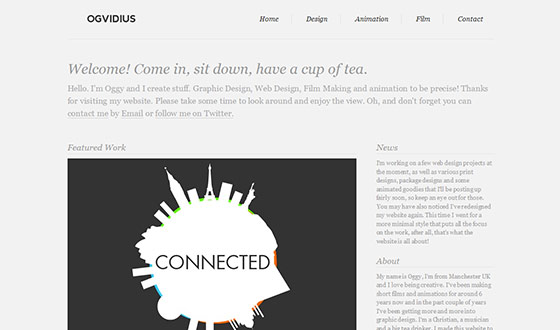 instantShift - Clean And Minimal Web Designs