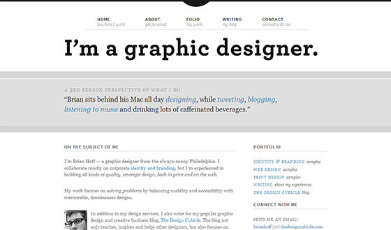 instantShift - Clean And Minimal Web Designs