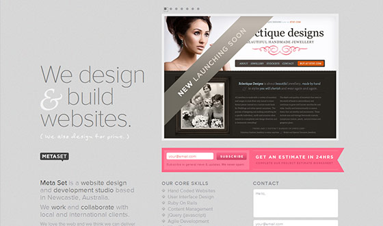 instantShift - Clean And Minimal Web Designs