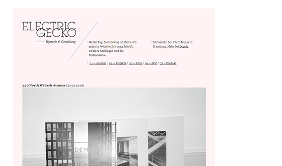 instantShift - Clean And Minimal Web Designs