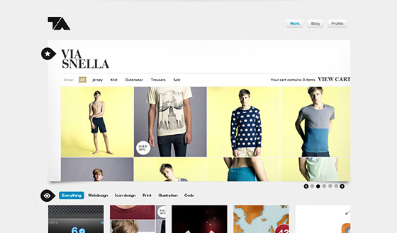 instantShift - Clean And Minimal Web Designs
