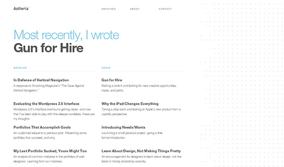 instantShift - Clean And Minimal Web Designs