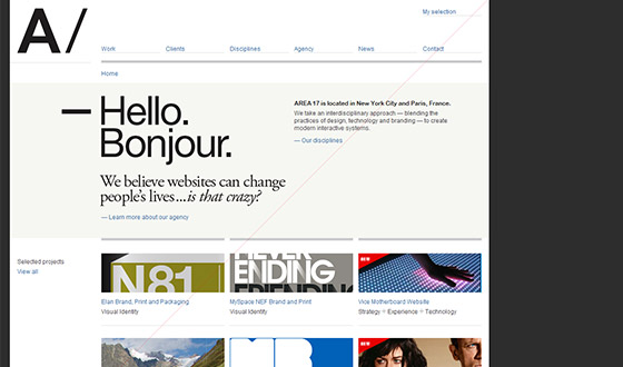 instantShift - Clean And Minimal Web Designs