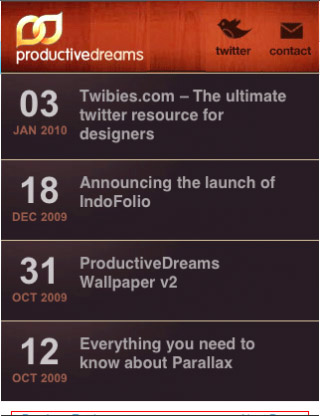 Productive-dreams-mobile-web-design-showcase