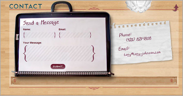 contact form design inspiration
