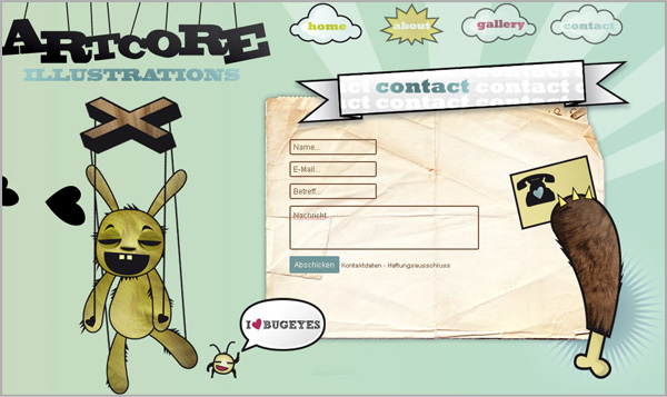 contact form design inspiration