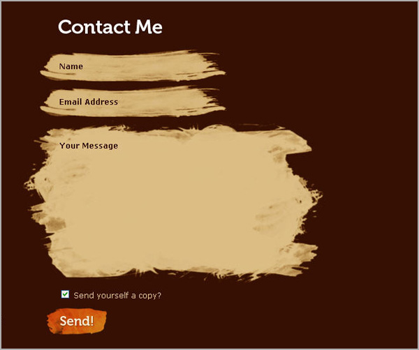 contact form design inspiration