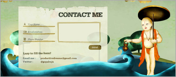 contact form design inspiration