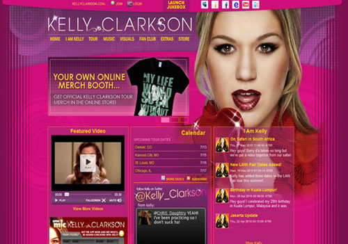 20 Celebrities' Websites 9