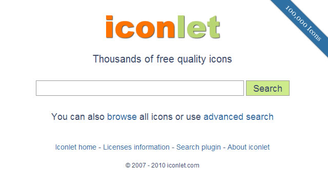 iconlet - Icon Search Engine