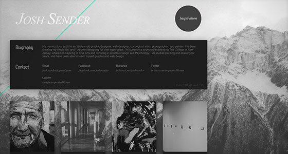 instantShift - Single Page Website Design Inspiration