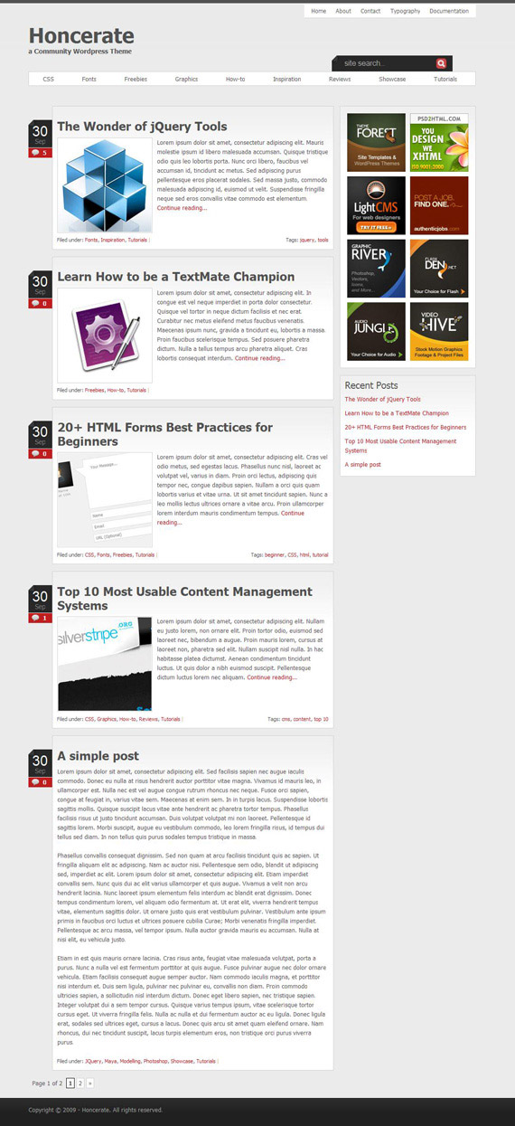 Honcerate-inspiration-wordpress-blog-designs