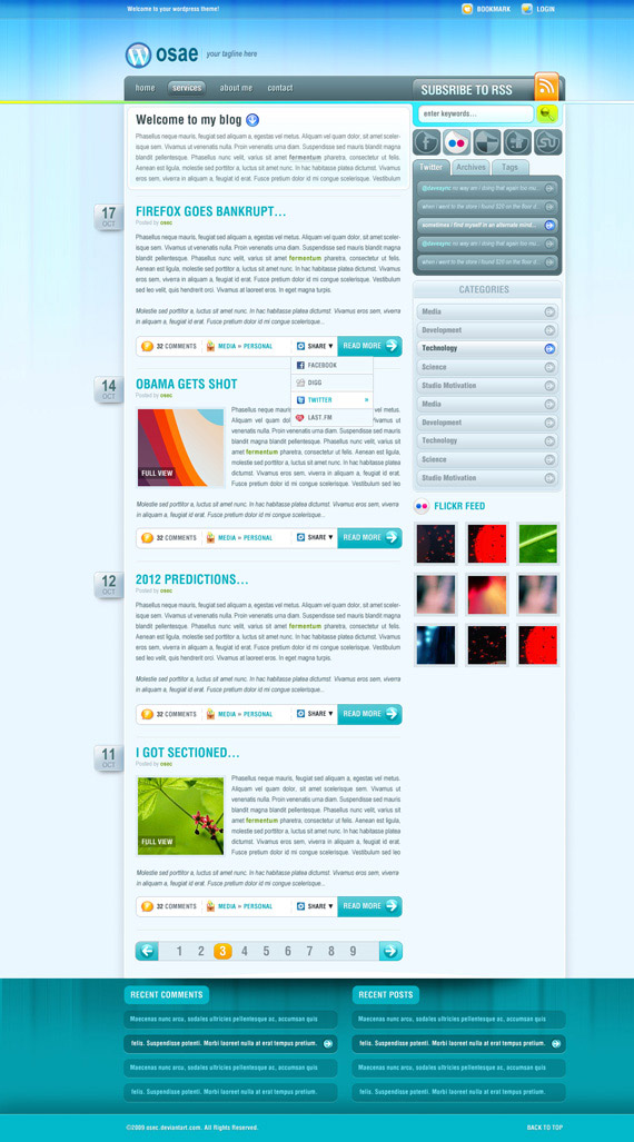 Osae-theme-inspiration-wordpress-blog-designs