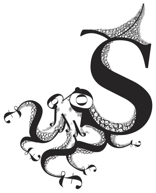 Squid Ready For Print Typography Poster