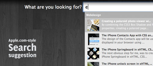 A fancy Apple.com-style search suggestion jQuery form plugin
