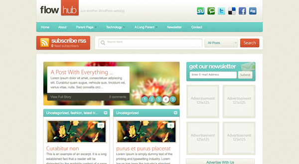 FlowHub Weekly Best 15 ThemeForest WordPress Themes