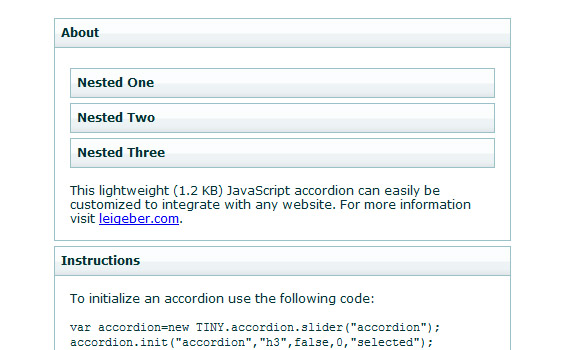 Tiny-javascript-jquery-accordion-menus-resources-tutorials-examples