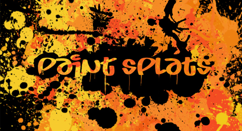 paint splat brushes