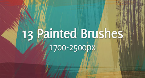 painted strokes brushes