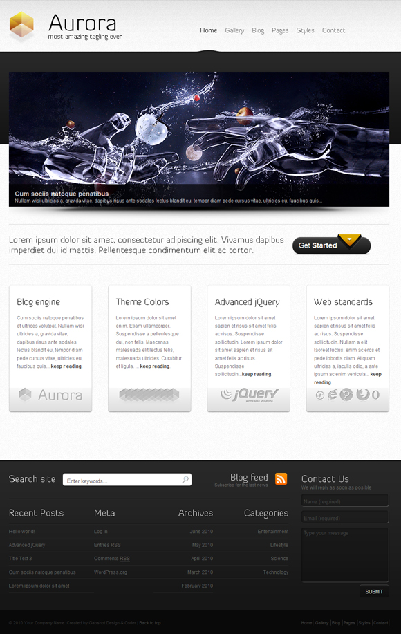 aurora-wordpress-theme