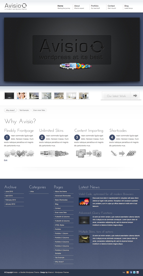 avisio-wordpress-theme