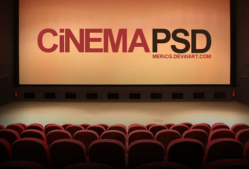 Cinema PSD by MericG 45 (Fresh) High Quality Photoshop PSD Files